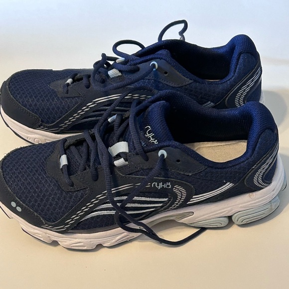 Ryka Shoes - Ryka Womens Ultimate Running Shoe Blue Size 7.5M